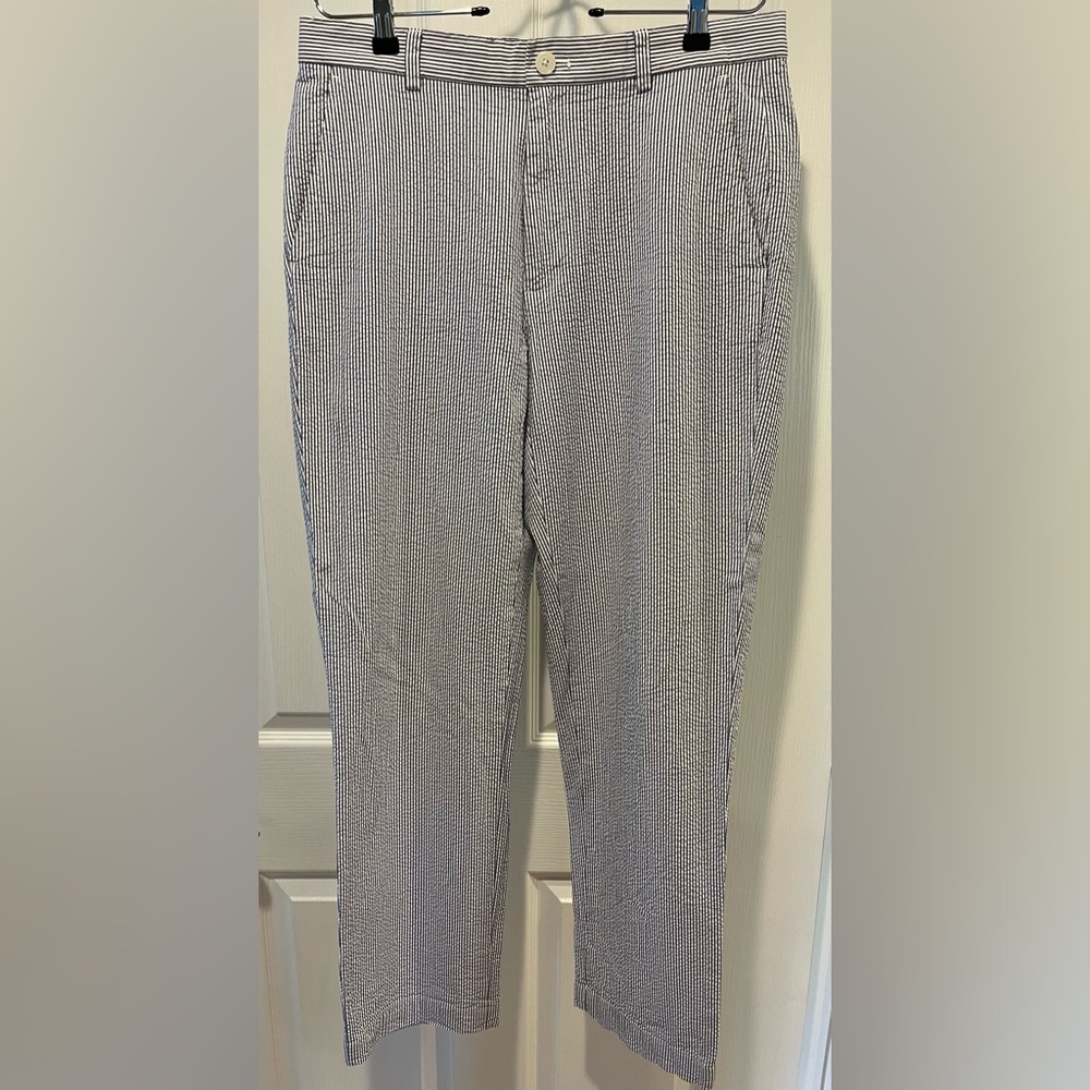 J. Crew Pants Seersucker 33/32